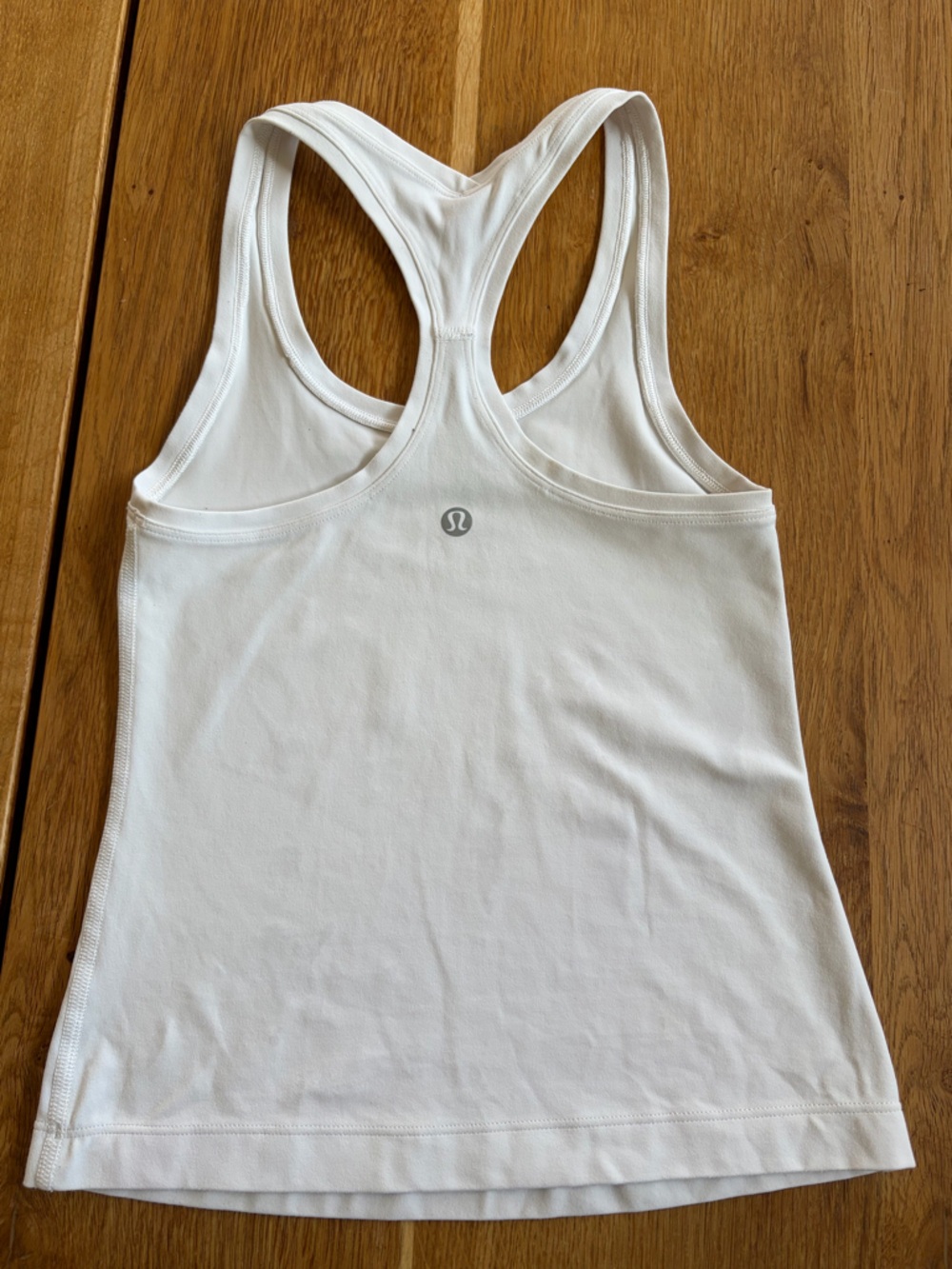 lululemon athletica White Racerback Performance Tank